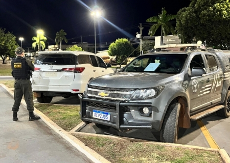 Veículo furtado na semana passada em São Paulo é recuperado pelo DOF em Naviraí