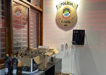 Polícia Civil fecha fábrica clandestina de bebidas falsificadas em Campo Grande