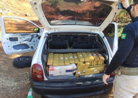 Após pane em veículo, PRF apreende carga de maconha e prende traficante na BR-163