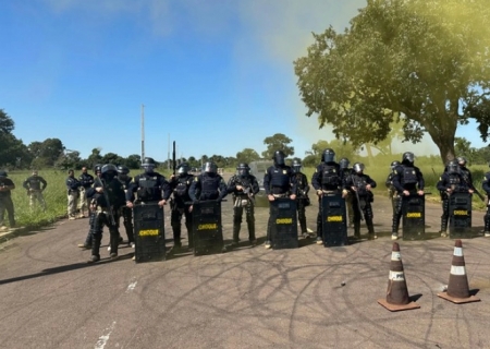 PRF conta com reforço do Grupo de Choque Nacional em Campo Grande