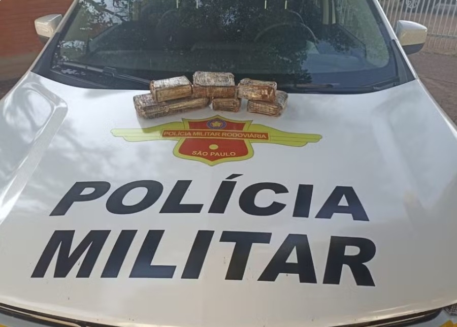 Veículo emplacado em Nova Andradina é apreendido com drogas em Presidente Epitácio