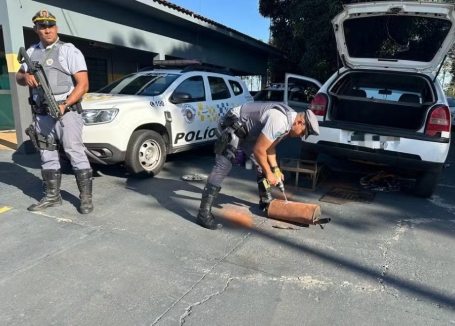 Veículo emplacado em Nova Andradina é apreendido com drogas em Presidente Epitácio