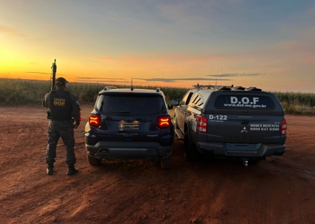 Veículo roubado no Rio de Janeiro é recuperado pelo DOF em Laguna Carapã
