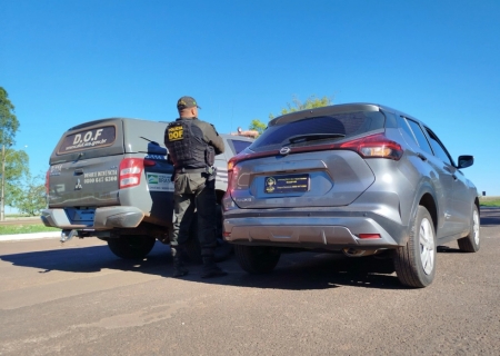 Veículo roubado em São Paulo é recuperado pelo DOF em Ponta Porã