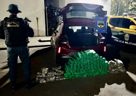 Polícia Militar Rodoviária apreende quase 154 kg de drogas durante operação em Naviraí