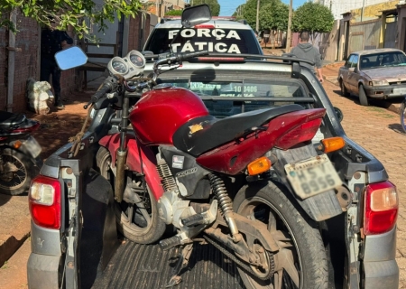 Força Tática recupera duas motocicletas furtadas em Nova Andradina