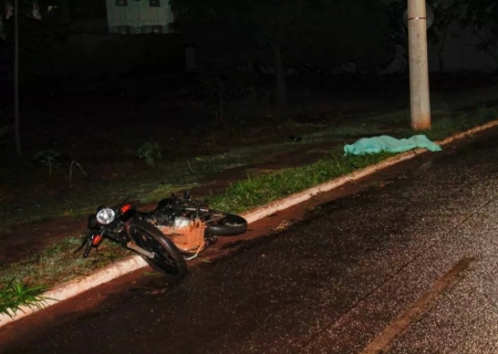 Na capital, motociclista morre ao perder controle em curva