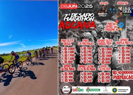 Nova Andradina pronta para receber ciclistas do Brasil e do Paraguai