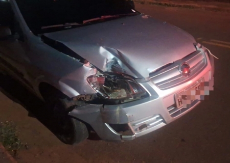 Condutor embriagado é preso após colisão com muro de residência em Nova Alvorada do Sul