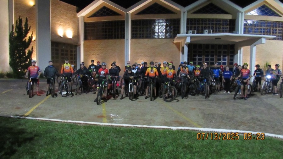 Pata de Onça Bike Clube realiza a 4ª Rota das Igrejas com mais de 75 ciclistas