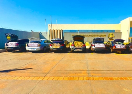 Tráfico e contrabando: DOF apreende comboio com drogas e cigarros avaliados em R$ 6 milhões em Ponta Porã
