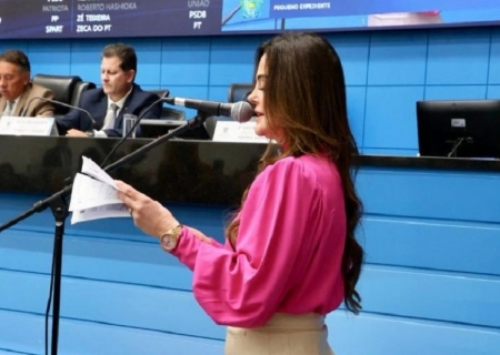 Mara Caseiro busca melhorias para escola Maria Imaculada Fernandes em Nova Andradina