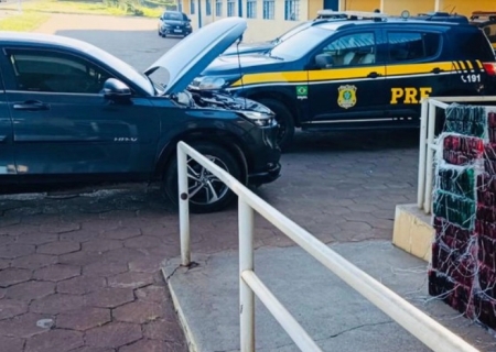 Veículo roubado e carregado com maconha é apreendido pela PRF em Bataguassu