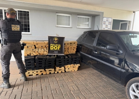 Veículo com 520 kg de maconha é apreendido em Aral Moreira