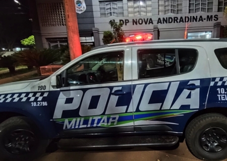 Motociclista resiste à abordagem e é contido pela Polícia Militar em Nova Andradina