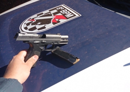 Força Tática detém trio com pistola na MS-473 em Nova Andradina