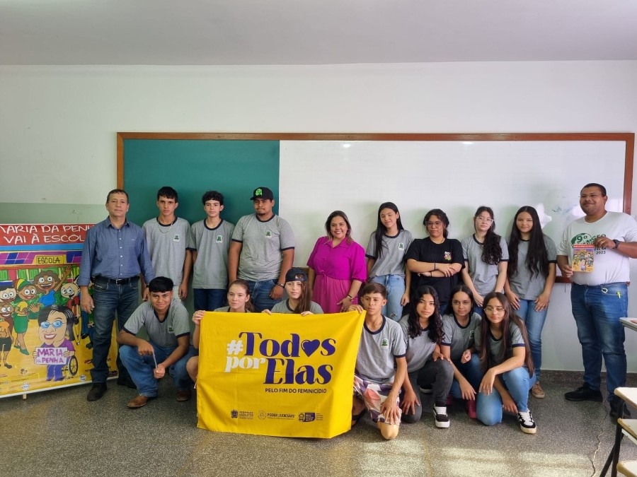Escola Luís Cláudio Josué promove palestras sobre violência doméstica e conscientiza estudantes