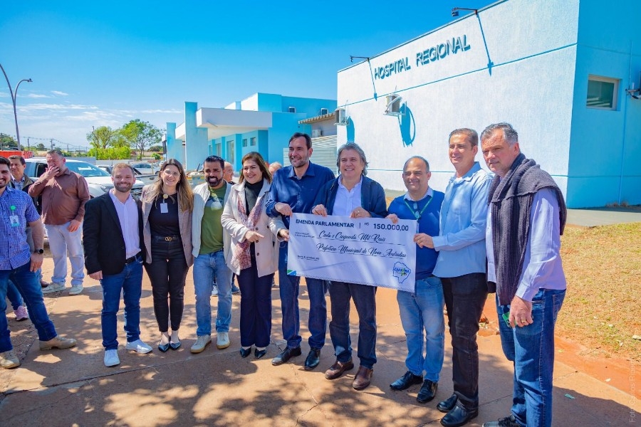 Caravina entrega recursos e reforça compromisso com saúde e educação em Nova Andradina
