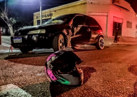Motociclista morre após colisão com carro no centro de Bataguassu