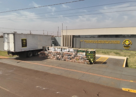 DOF apreende 2,7 toneladas de maconha em meio a carga de ovos em Santa Rita do Pardo