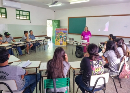 Escola Luís Cláudio Josué promove palestras sobre violência doméstica e conscientiza estudantes