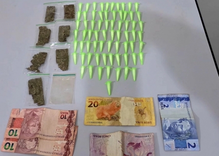 Derf intercepta entrega de drogas e prende traficante que escondia cocaína em cano de esgoto na Capital