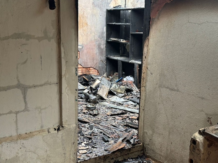 Incêndio em edícula de fundos mobiliza Corpo de Bombeiros em Nova Andradina