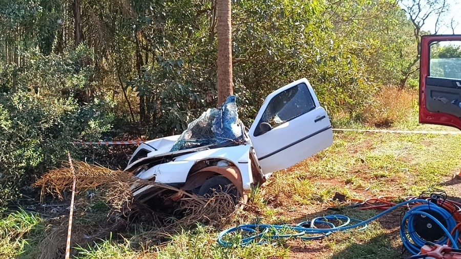 Vítima que morreu na MS-276 em carro carregado de cigarros era um adolescente de 17 anos