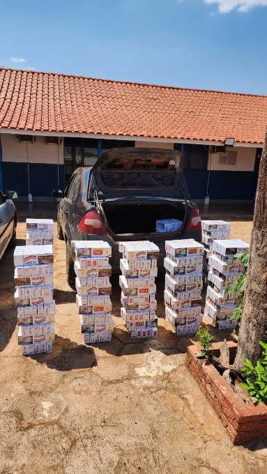 Força Tática apreende três veículos carregados com cigarros contrabandeados em Nova Andradina
