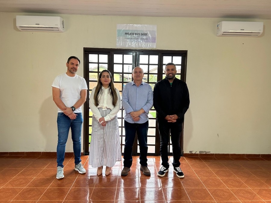 Gestão Municipal entrega ar-condicionado para Academia da Saúde em Taquarussu