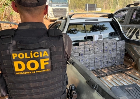 Polícia apreende mais de 100 celulares contrabandeados na fronteira e prende homem em Ponta Porã