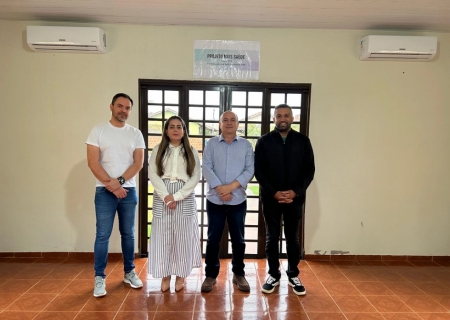 Gestão Municipal entrega ar-condicionado para Academia da Saúde em Taquarussu