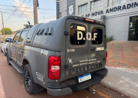 Homem com mandado de prisão é preso pelo DOF em Nova Andradina
