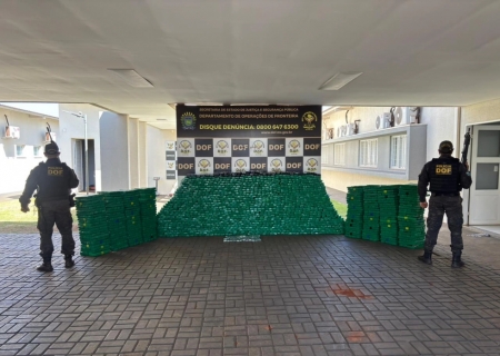 DOF apreende mais de 1,6 tonelada de drogas em caminhonete roubada no Paraná