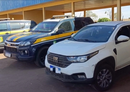 Picape furtada em Minas Gerais é recuperada pela PRF em Bataguassu