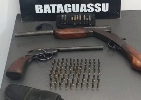Polícia Civil prende homem por posse ilegal de arma de fogo em Bataguassu