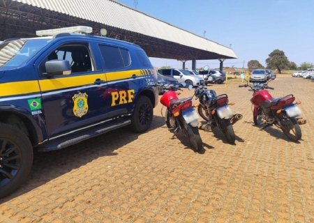 PRF apreende três motocicletas adulteradas em Campo Grande