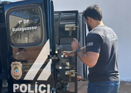 Polícia Civil prende homem após agredir com faca mulher em Bataguassu