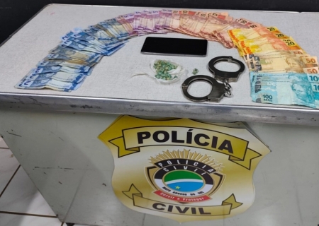 Dupla é presa em flagrante por roubo e tráfico de drogas em Naviraí