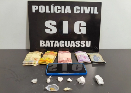 'Rei do Pó' é preso em flagrante por tráfico de drogas em Bataguassu