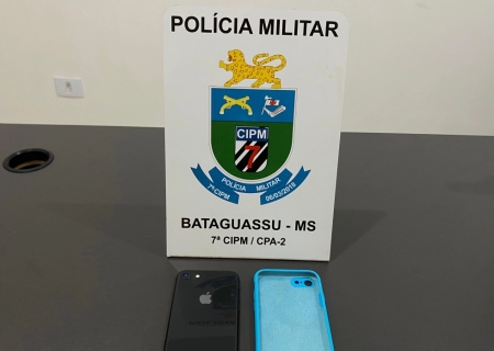 Adolescente é apreendido pela PM após furtar celular em Bataguassu
