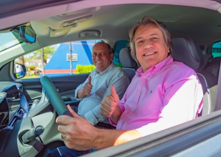 Caravina cumpre agenda em Taquarussu com entregas para saúde e educação