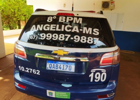 Polícia Militar de Angélica e Prefeitura unem forças para organizar o trânsito