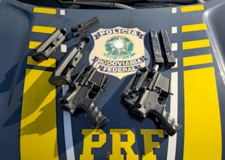 PRF apreende 2,5 toneladas de maconha e armamento pesado em MS