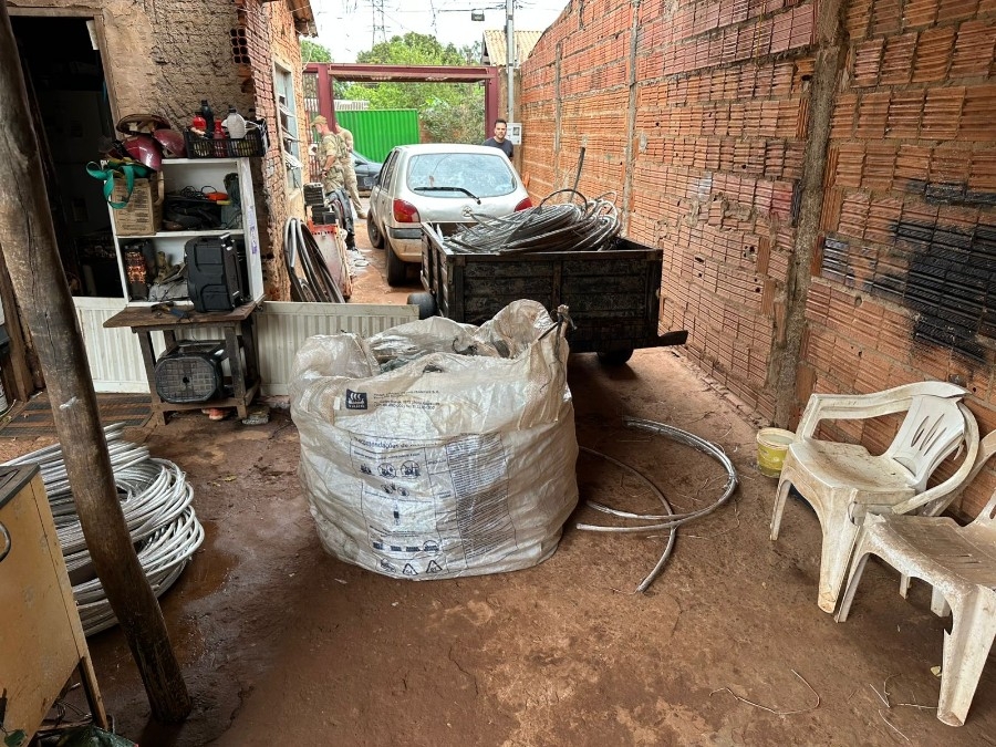 Garras desmantela quadrilha que furtou cabos de energia na MS-080