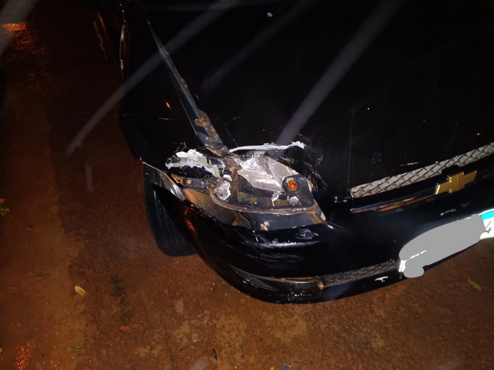 Motorista embriagado é preso após colidir com carro estacionado em Batayporã