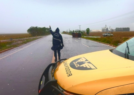 Polícia Militar Rodoviária atende acidente com vítima fatal em São Gabriel do Oeste
