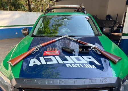 PMA prende homem por porte ilegal de arma de fogo durante fiscalização na MS-145, em Naviraí