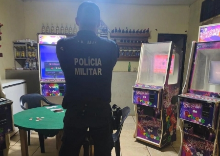 Polícia Militar encerra exploração de jogos ilegais em Nova Alvorada do Sul