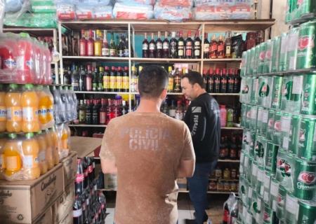 Operação conjunta fiscaliza distribuidoras de bebidas em Corumbá